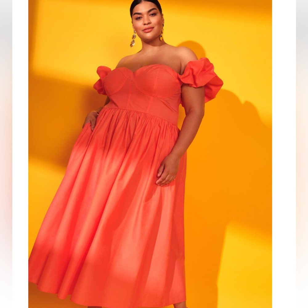 ELOQUIl Bustier Off The Shoulder Dress sz 24